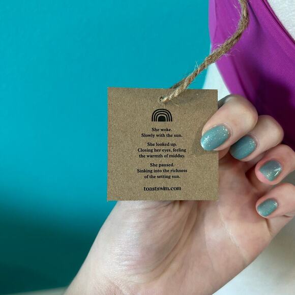 NWT Toast Swim Apex Bikini Top Orchid Purple Swim Beach Surf Size S, M, XL - Picture 5 of 5